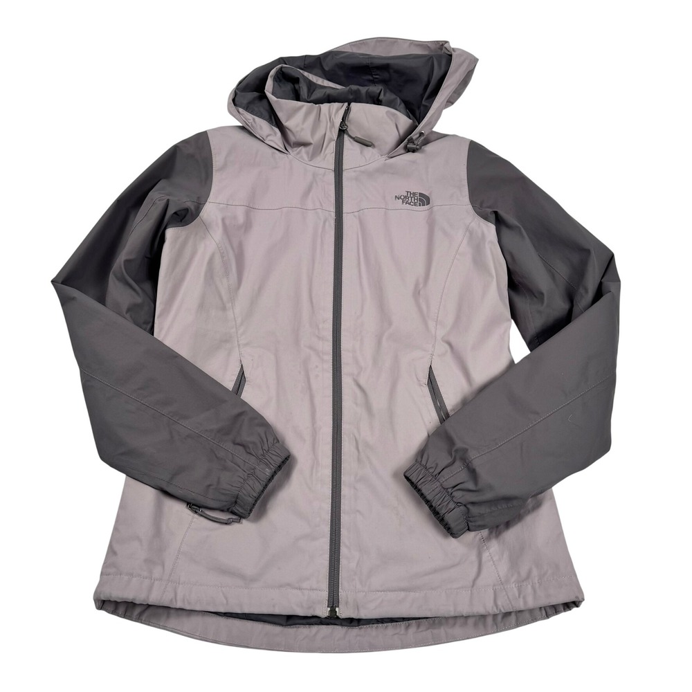 The North Face Resolve 2 DryVent Rain Jacket Womens Small Grey Windbreaker